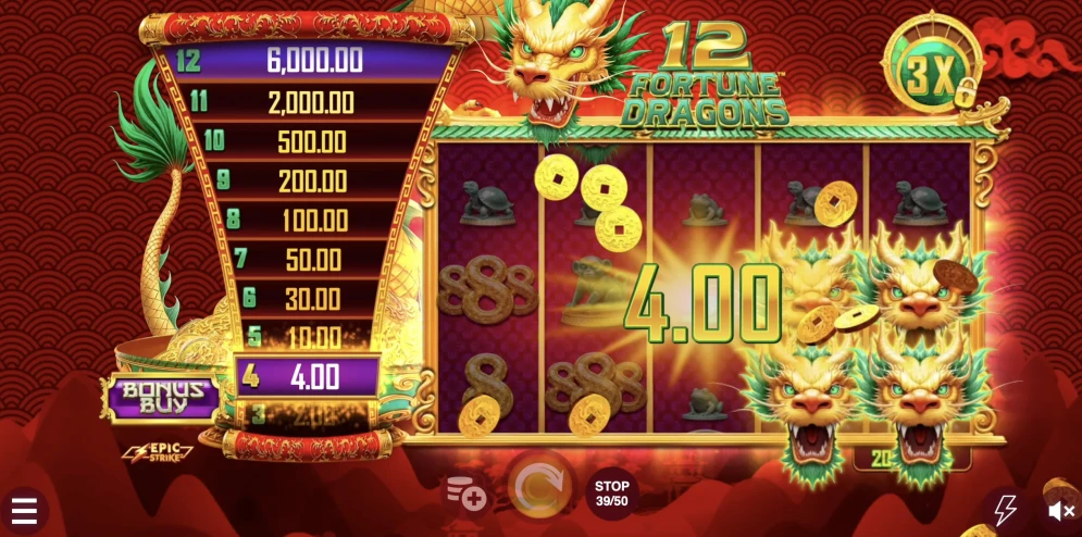 12 Fortune Dragons Slot
